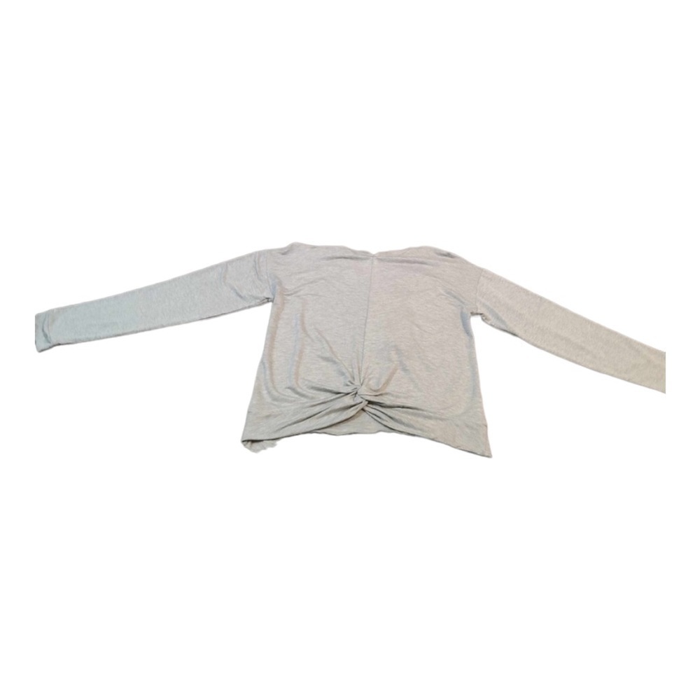 𝅺ZELLA Grey Front Twist Light Weight Hoodie Size M